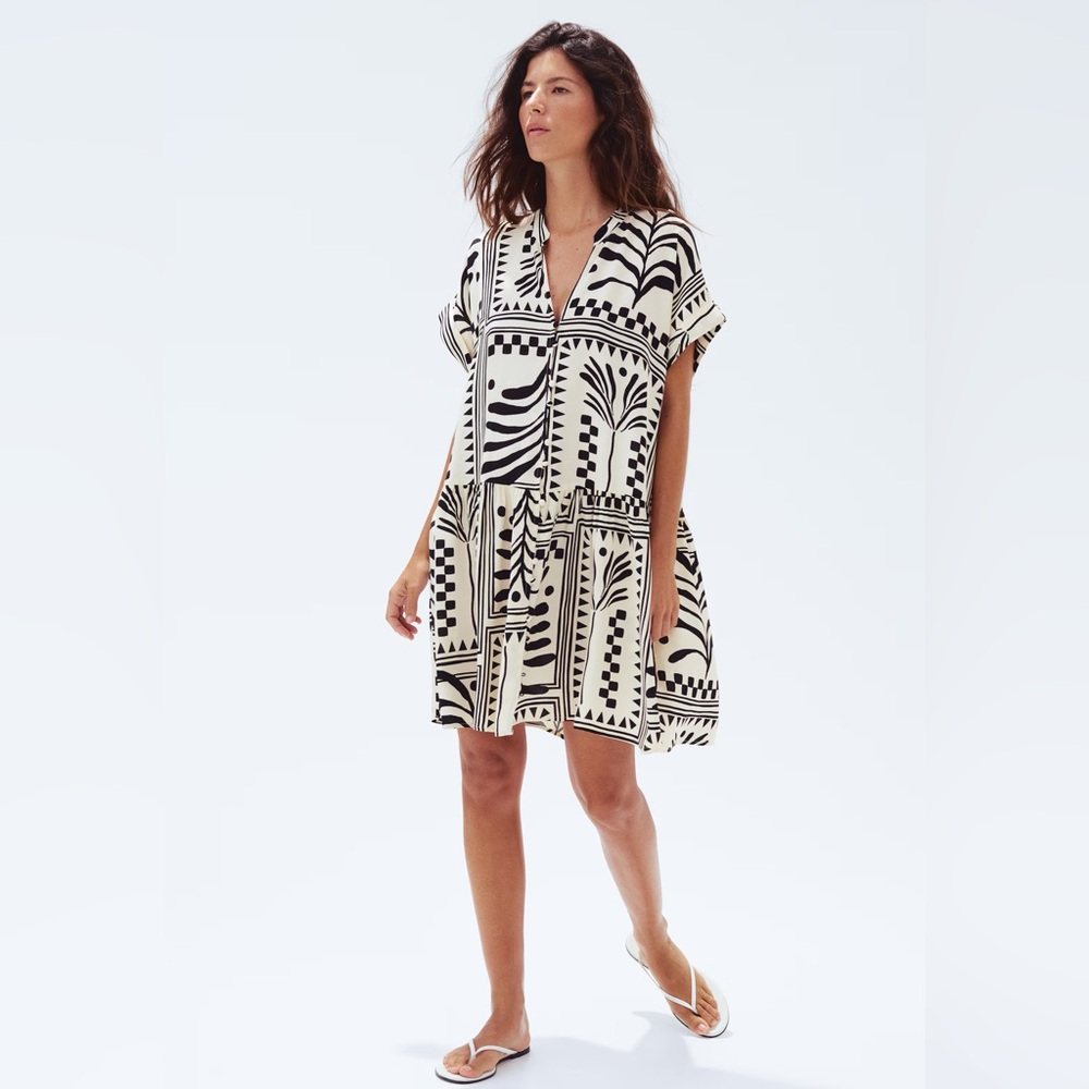 H&M NWT Drop Waist Tunic Dress